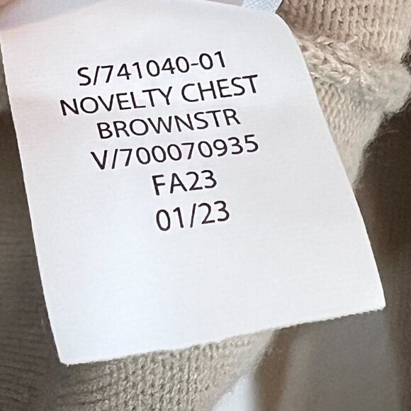 Gap Sweater Stripe Knit Preppy Tan Blue Gray Large - Picture 6 of 9